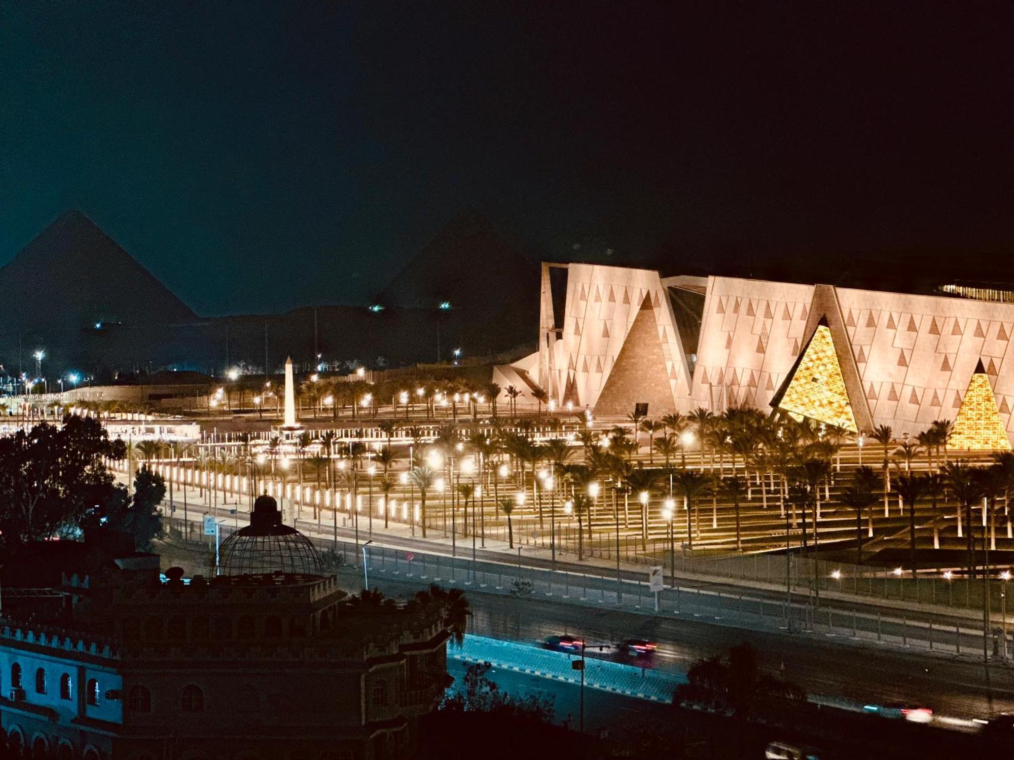Pyramids And Museum Plateau View * Cairo
